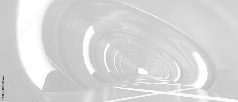 Obraz premium Modern interior design architecture background - 3d rendering