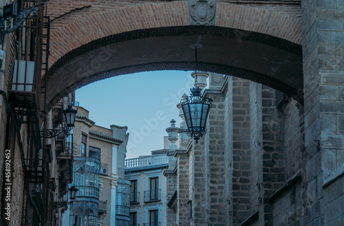 monumental historic streets of the city of toledo, spain