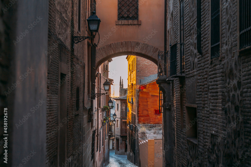 Fototapeta premium monumental historic streets of the city