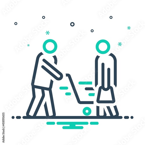 Mix icon for shoppers