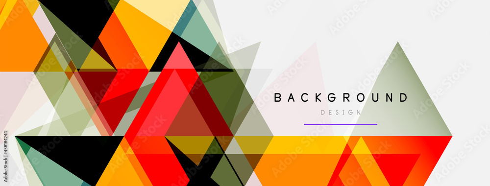Mosaic triangles geometric background. Techno or business concept, pattern for wallpaper, banner, background, landing page Mosaic triangles geometric background. Techno or business concept, pattern for wallpaper, banner, background, landing page
