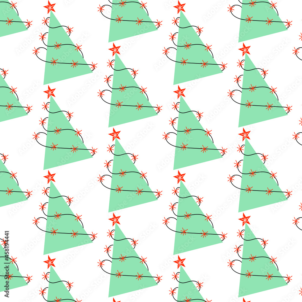pattern of a blue Christmas tree with lights pattern of a blue Christmas tree with lights