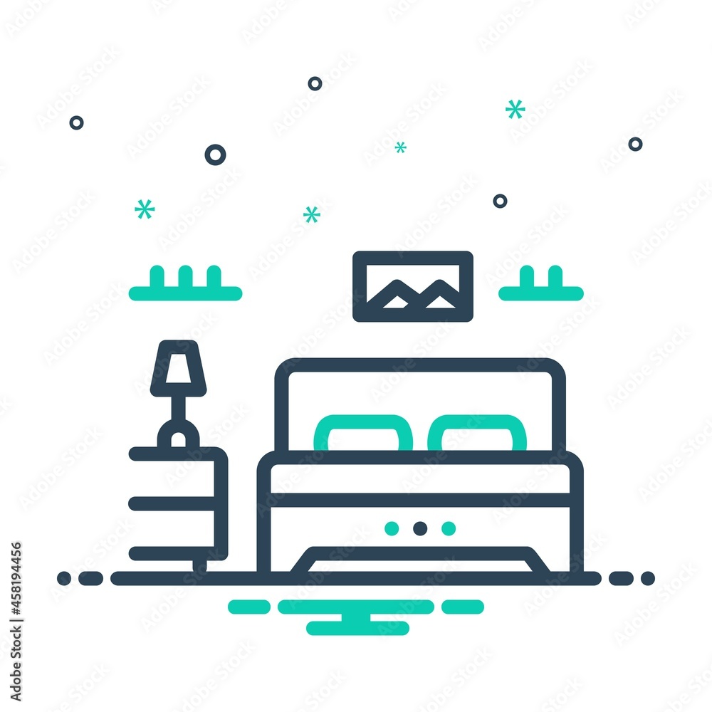 Mix icon for bedrooms Mix icon for bedrooms