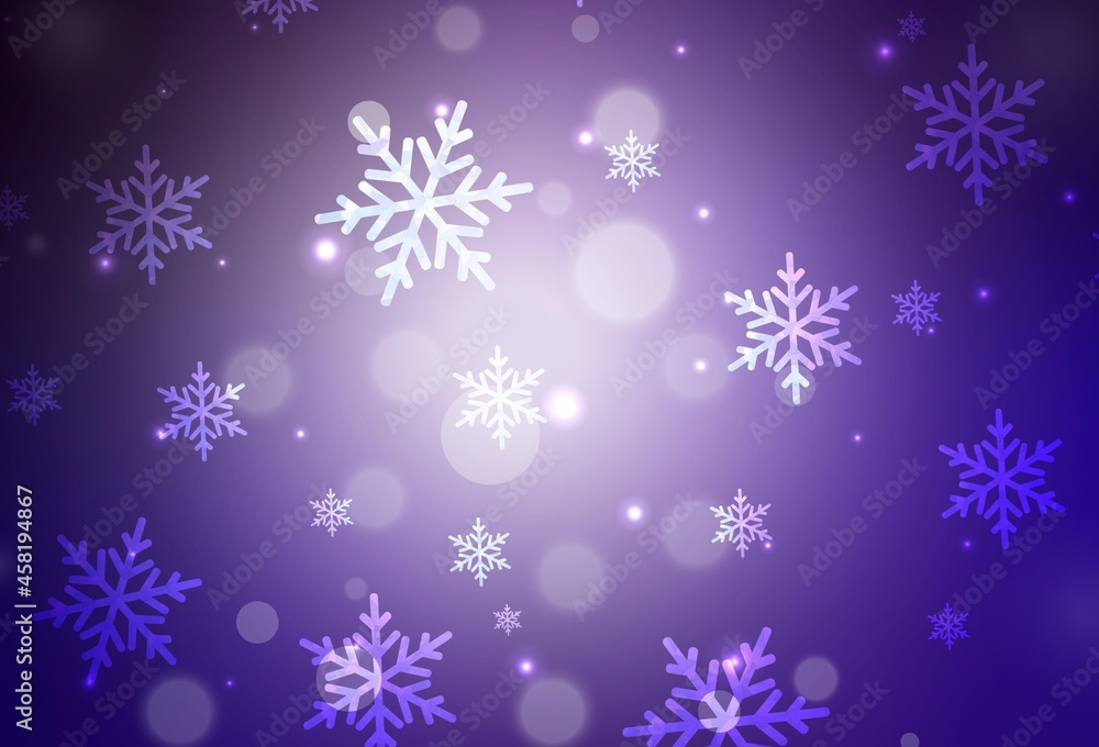 Dark Purple vector layout in New Year style. Dark Purple vector layout in New Year style.