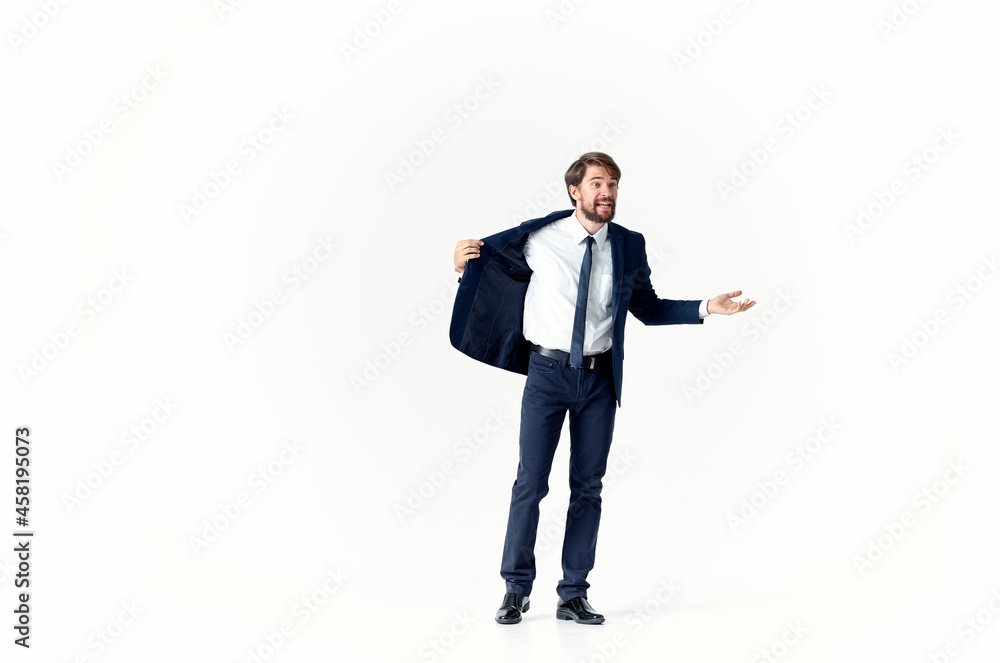 The man in a suit manager Professional office Studio The man in a suit manager Professional office Studio