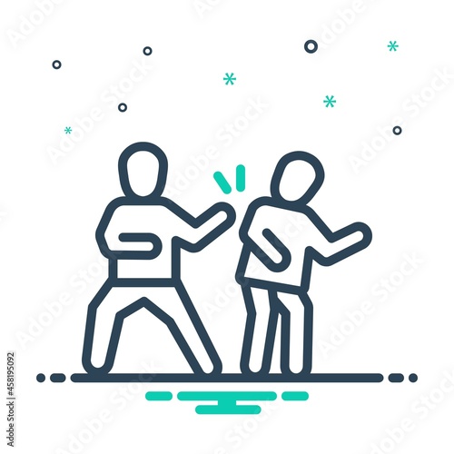 Mix icon for brutal