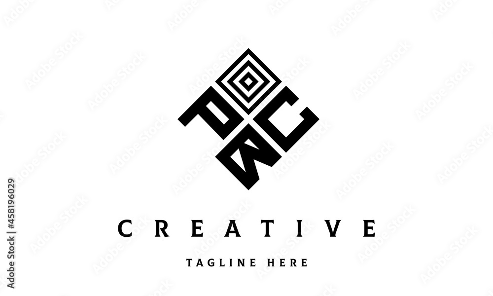 PCB square three latter logo vector PCB square three latter logo vector