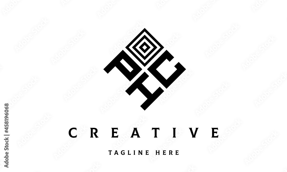 PCH square three latter logo vector PCH square three latter logo vector