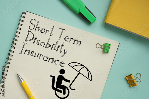 Short Term Disability Insurance is shown on the business photo using the text