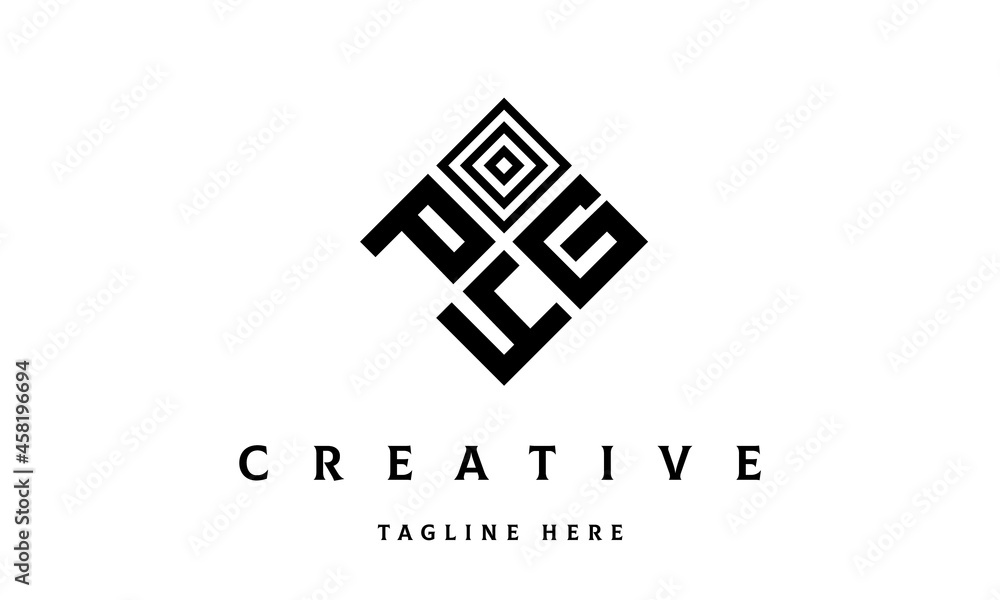 PGY square three latter logo vector PGY square three latter logo vector