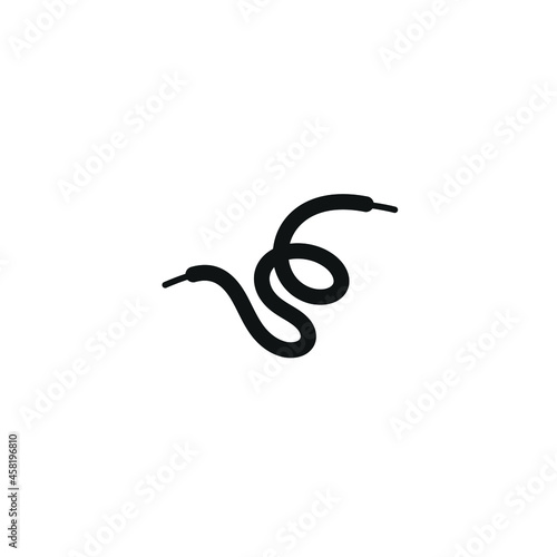 Initials S Shape Shoelaces Abstract Logo Design photo