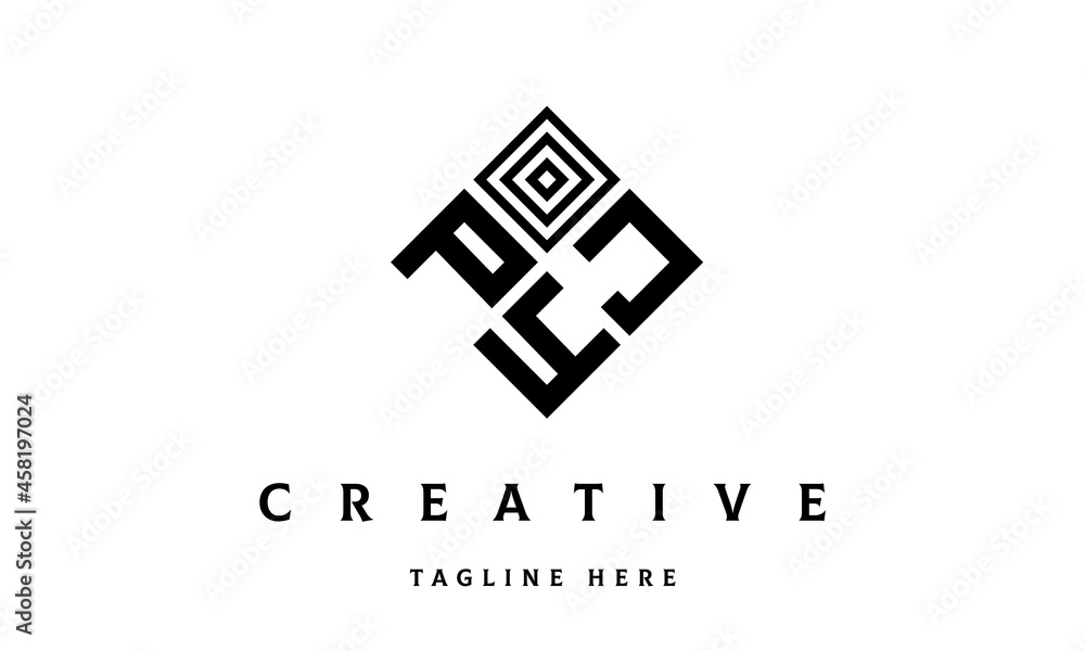 PJY square three latter logo vector PJY square three latter logo vector