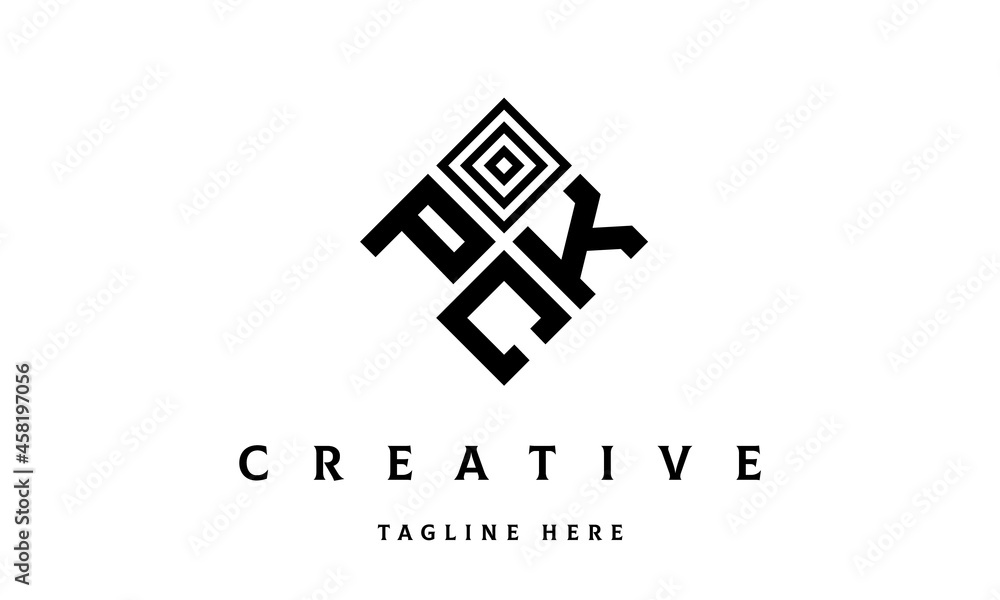 PKC square three latter logo vector PKC square three latter logo vector