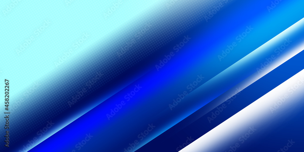 Modern blue abstract background, the look of blue gradient vibrant color, light lines on a blue background

