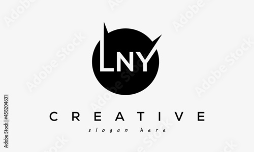 LNY creative circle letters logo design victor photo