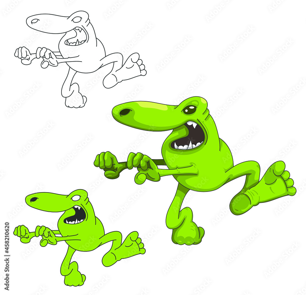 Fototapeta premium Grenouille rigolote