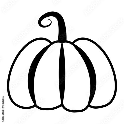 Black and white pumpkin for...