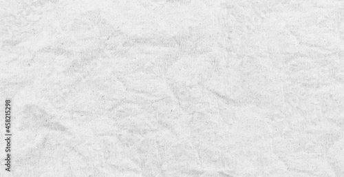 White paper wrinkled texture background.