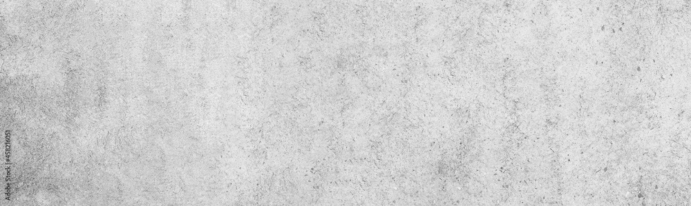 Panorama white cement wall background.
