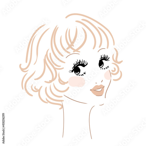 まつげエクステ つけまつげ　イメージイラスト