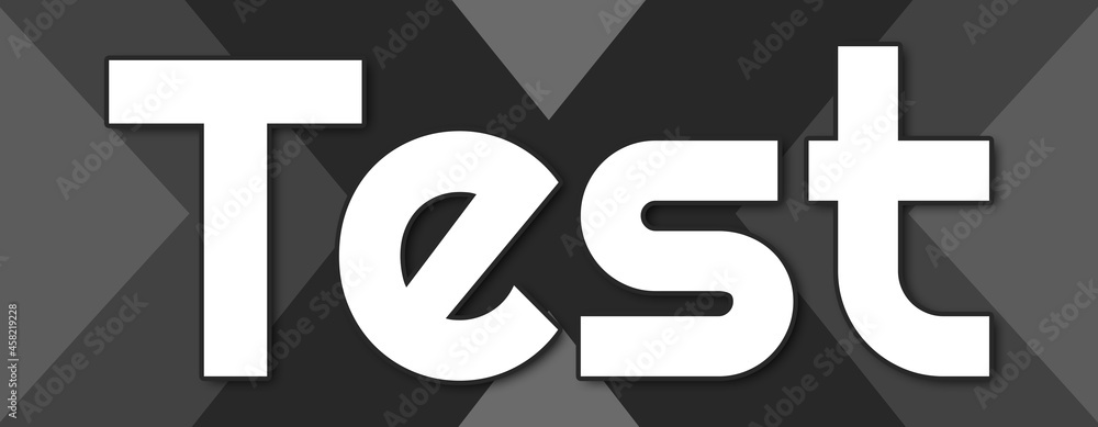 Test - text written on striped black background Test - text written on striped black background