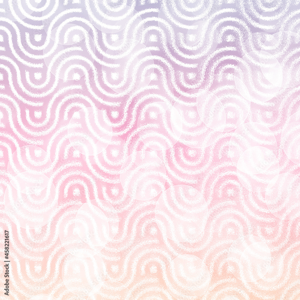 Fototapeta premium Overlapping Circles Pattern. Abstract Background. Ethnic pattern background.