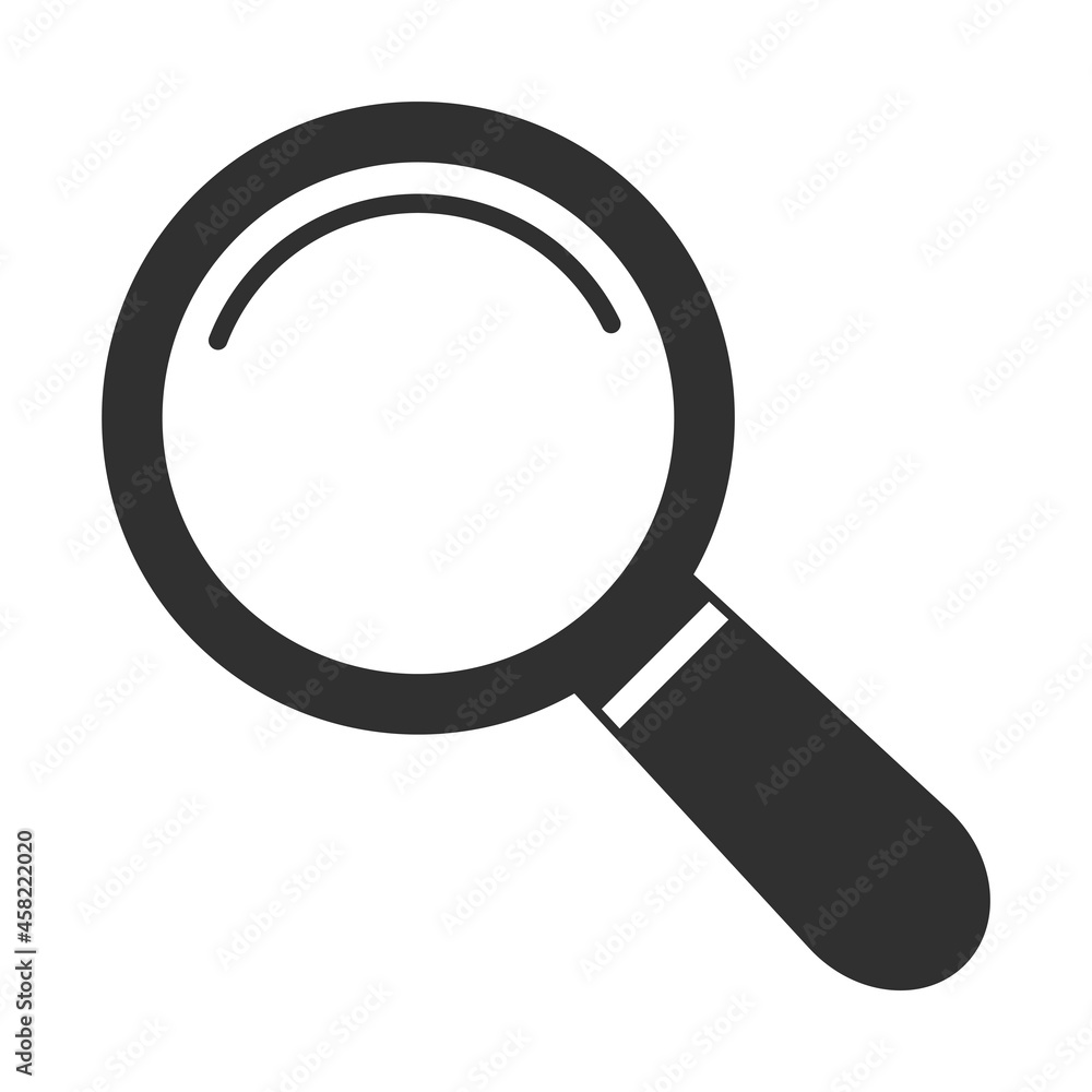 magnifying glass icon vector, filled flat sign, solid pictogram isolated on white, logo illustration magnifying glass icon vector, filled flat sign, solid pictogram isolated on white, logo illustration