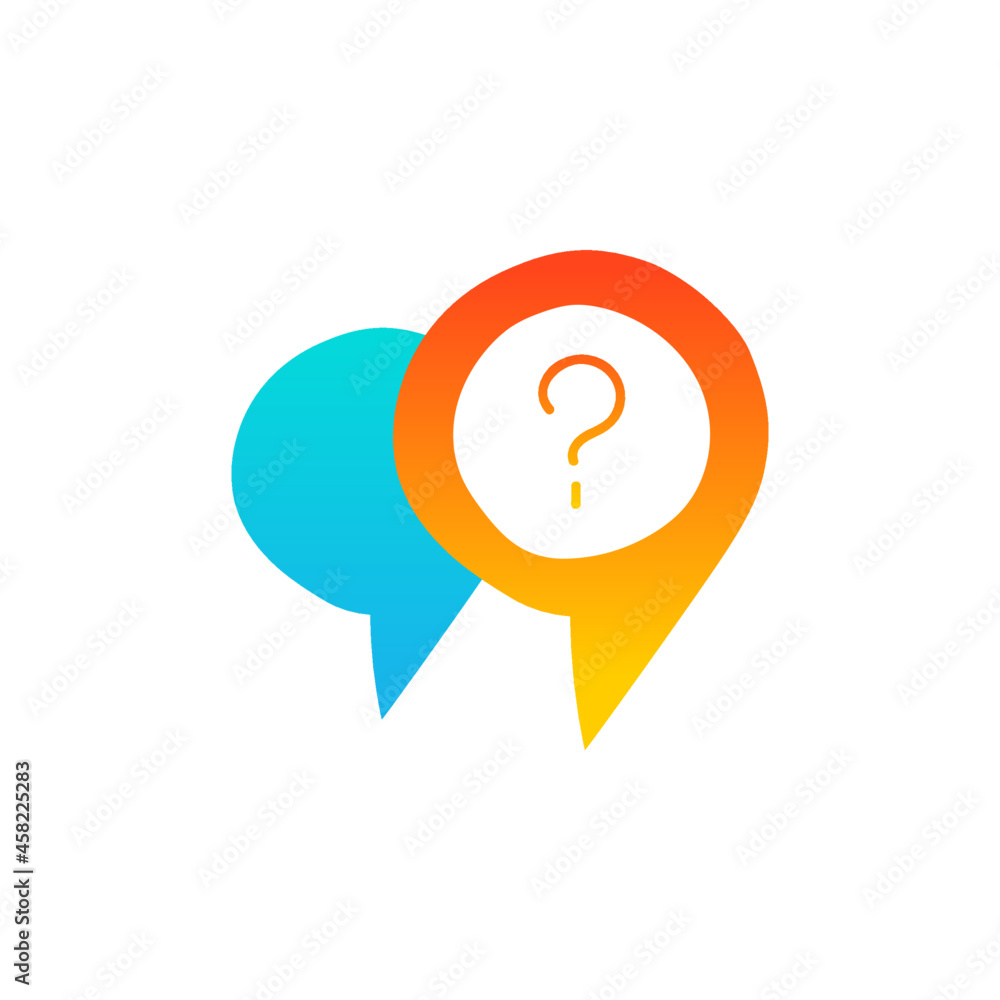 consultation icon in gradient color style, isolated on white background consultation icon in gradient color style, isolated on white background