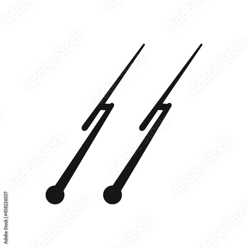 Car windscreen wiper icon