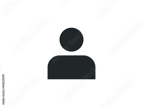 User vector icon in trendy isolated on grey background. User vector icon symbol for your web site design. User vector icon illustration . User vector icon social network button.