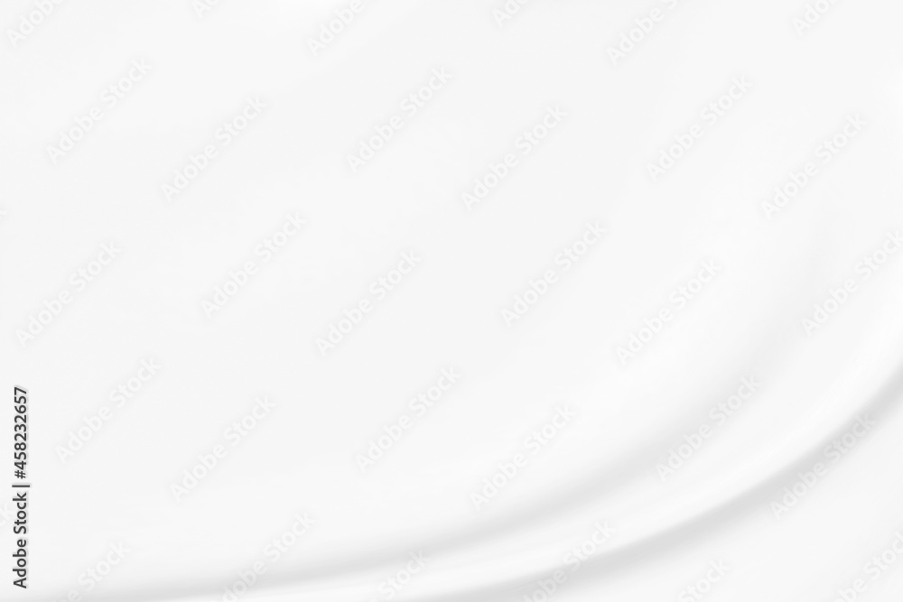 Abstract white fabric with soft wave texture background Abstract white fabric with soft wave texture background