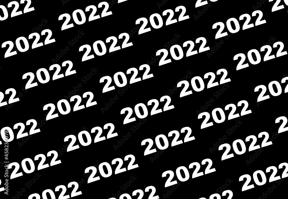 Background for the design and banner. 2022 on a black background. Pattern. Background for the design and banner. 2022 on a black background. Pattern.