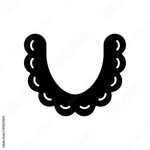 Teeth aligners black glyph icon. Straightening teeth equipment. Orthodontic device for healthy teeth. Tight-fitting appliance. Silhouette symbol on white space. Vector isolated illustration