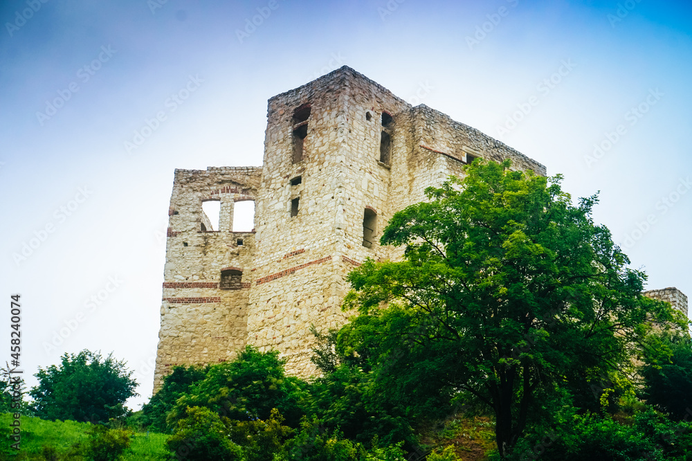 Ruins of a castle in Kazimierz Dolny, Poland