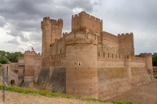castillo de la Mota en el municipio de Medina del Campo, España