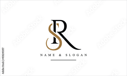 SR, RS, S, R abstract letters logo monogram photo