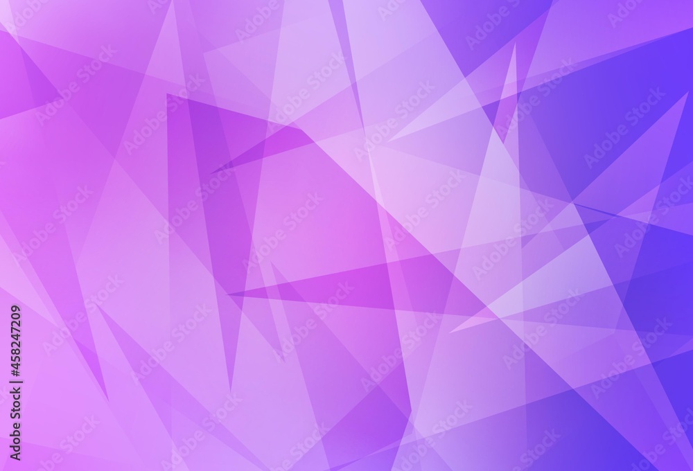 Fototapeta premium Light Purple vector background with polygonal style.