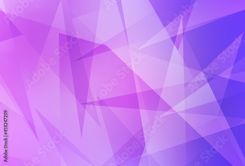 Light Purple vector background with polygonal style.