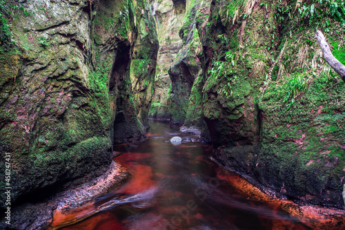 Devil's Pulpit in Scotland, Finnich Glen photo