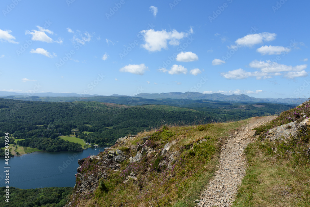 View from Gummers How trail of Lake Windermere