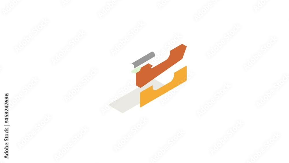 Level measurement icon animation isometric best object on white backgound Level measurement icon animation isometric best object on white backgound