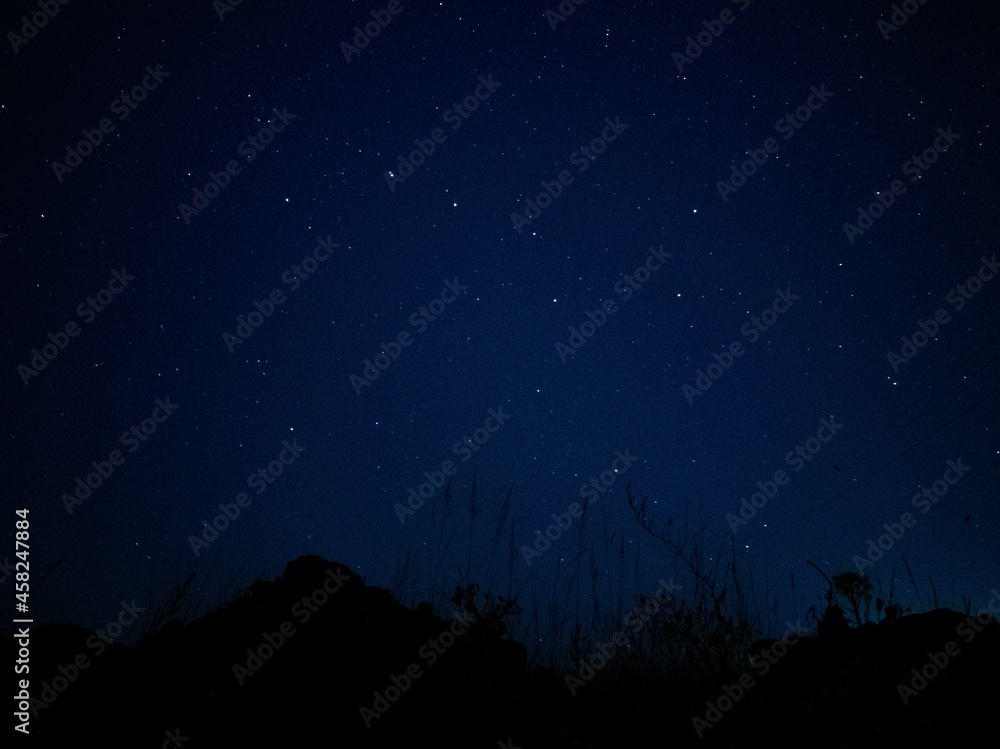 Fototapeta premium Starry midnight sky