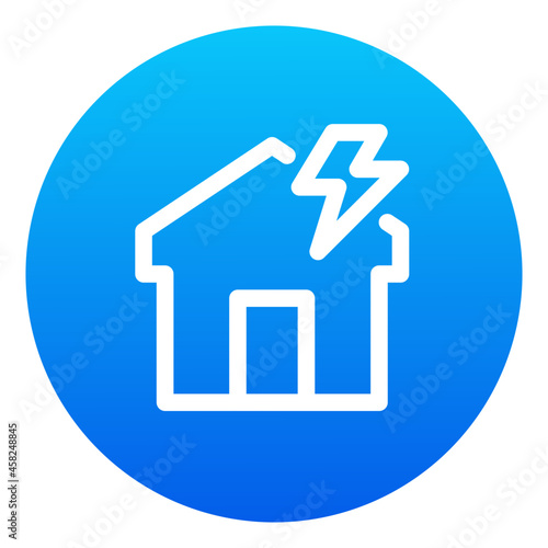 Energy house icon