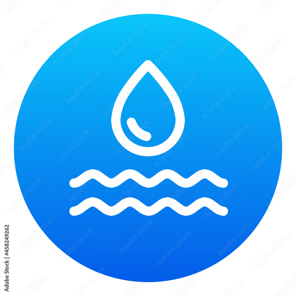 Waterdrop waves icon Waterdrop waves icon
