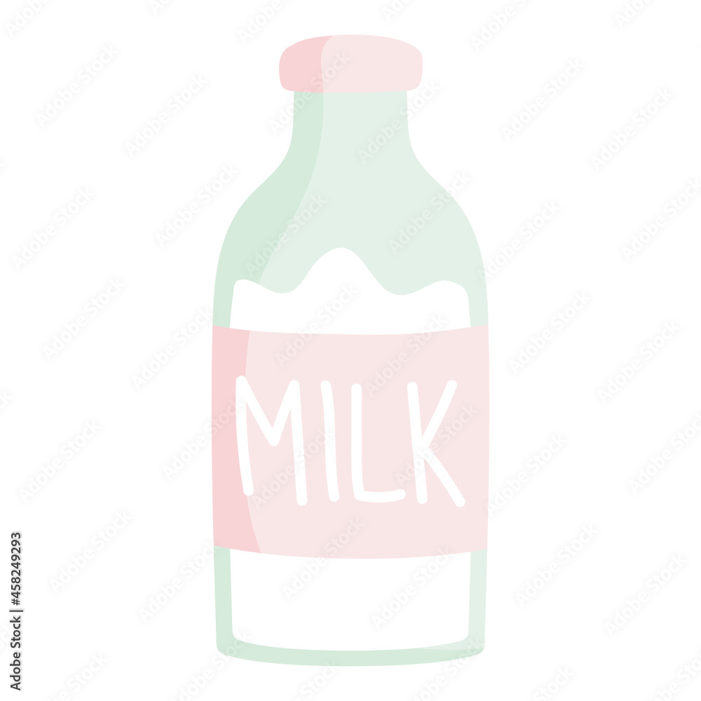 milk bottle flat icon milk bottle flat icon