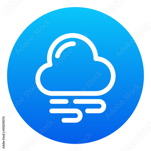 Cloudy wind icon