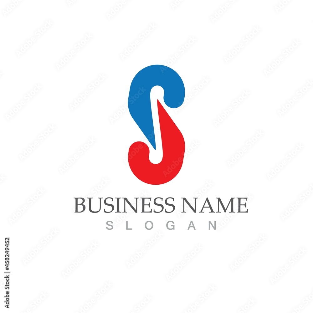 Business corporate S letter logo