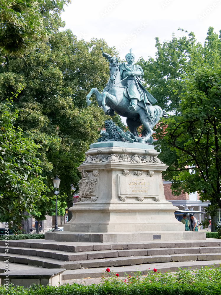 Poland Gdanask Statue of John Sobieski 