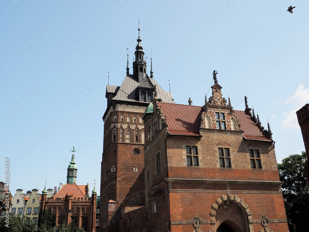 Fototapeta premium Poland Gdansk town clock tower