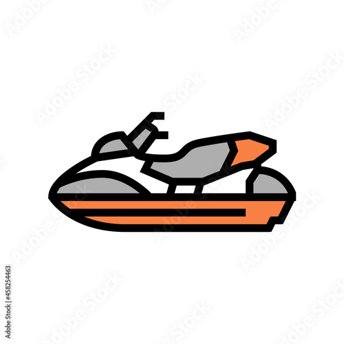 personal watercraft color icon vector. personal watercraft sign. isolated symbol illustration